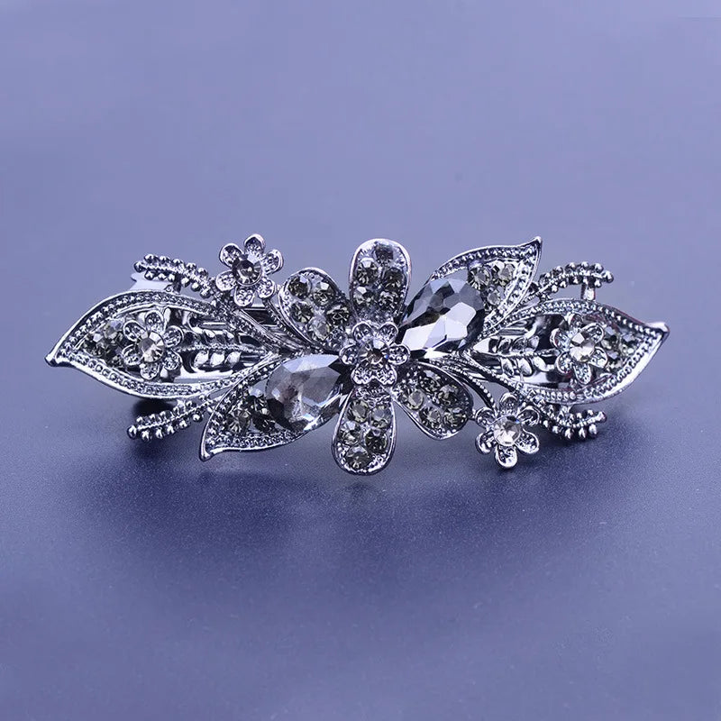Hair Clip  Colourful Crystal Butterfly Spring Hairpin Clips half up / half down hair
