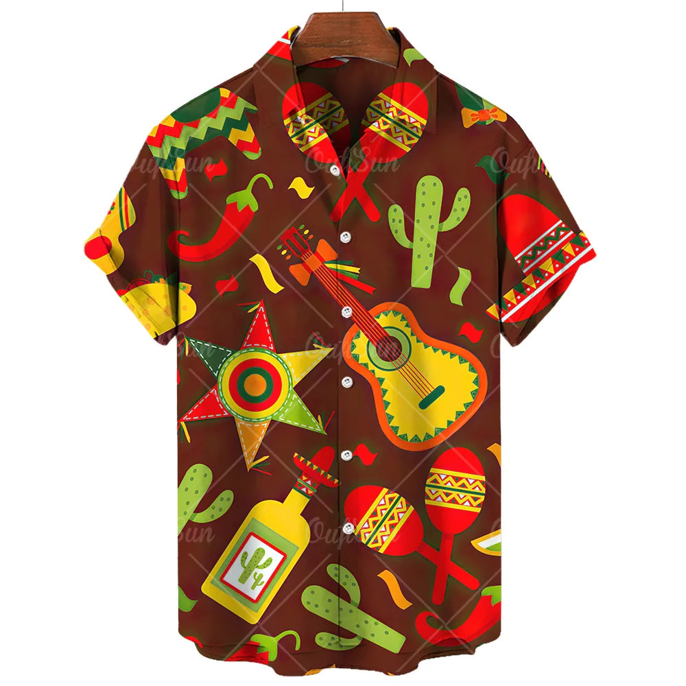 Musical  Shirts  Men's Hawaiian