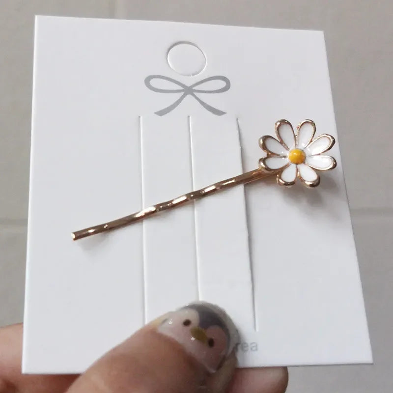 flower Daisy Hair slide clip