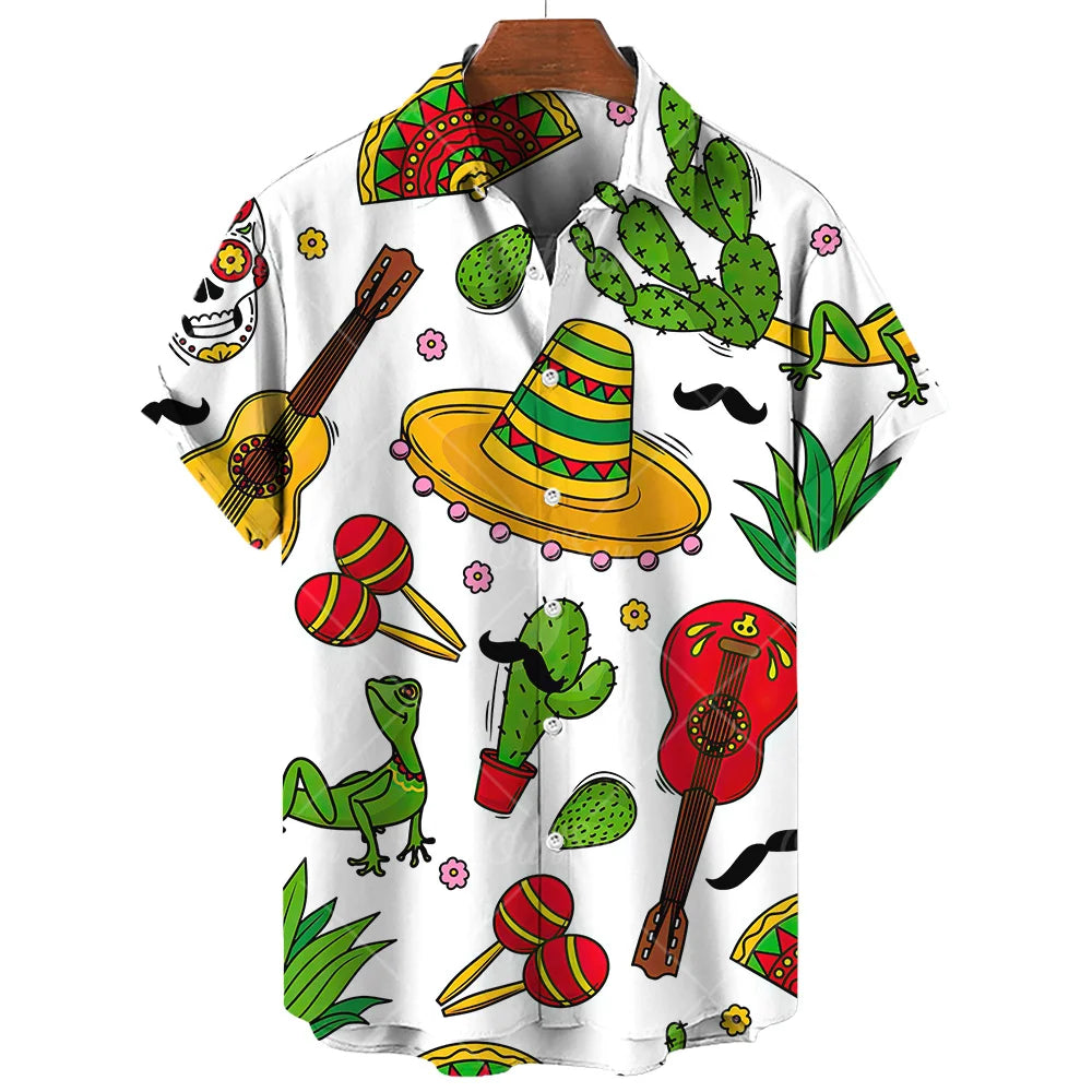 Musical  Shirts  Men's Hawaiian