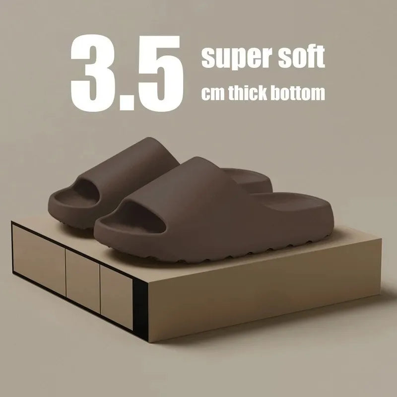 Coconut Slippers Cloud Thick-soled Sandals Summer Fashion Soft Bottom Beach Men Slippers Women's Sandals  EVA Slides sliders flip flop