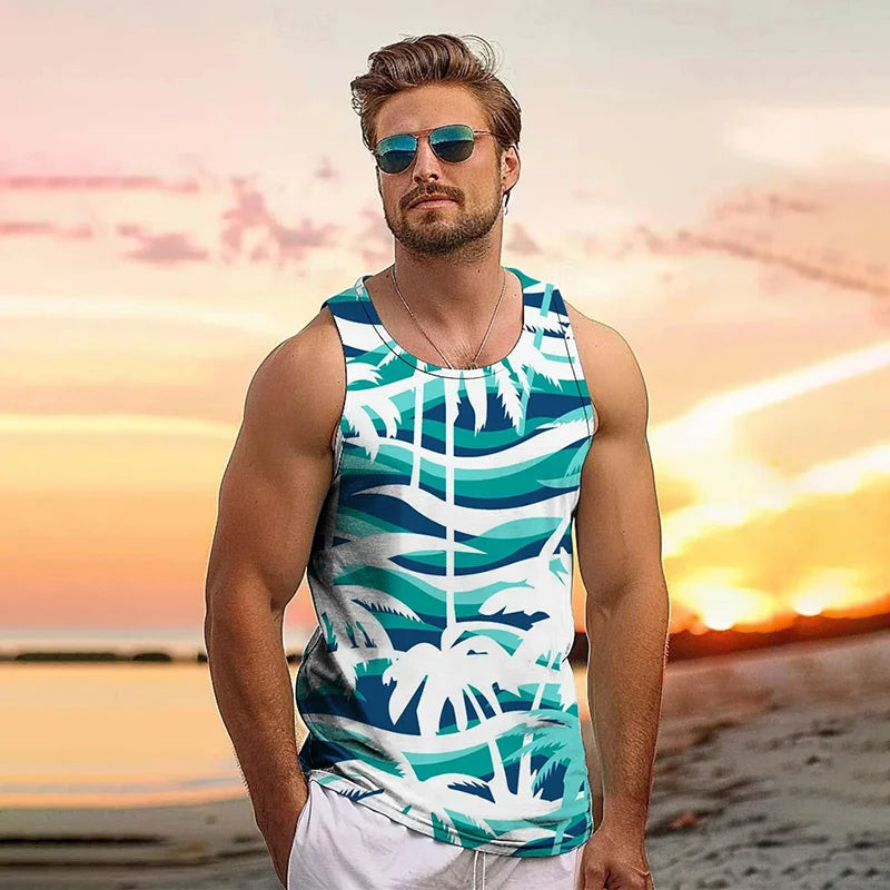 Vest tank top holiday men