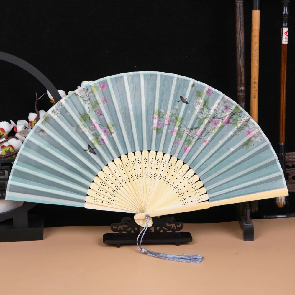 Bamboo Chinese Style Folding  Hand Fan