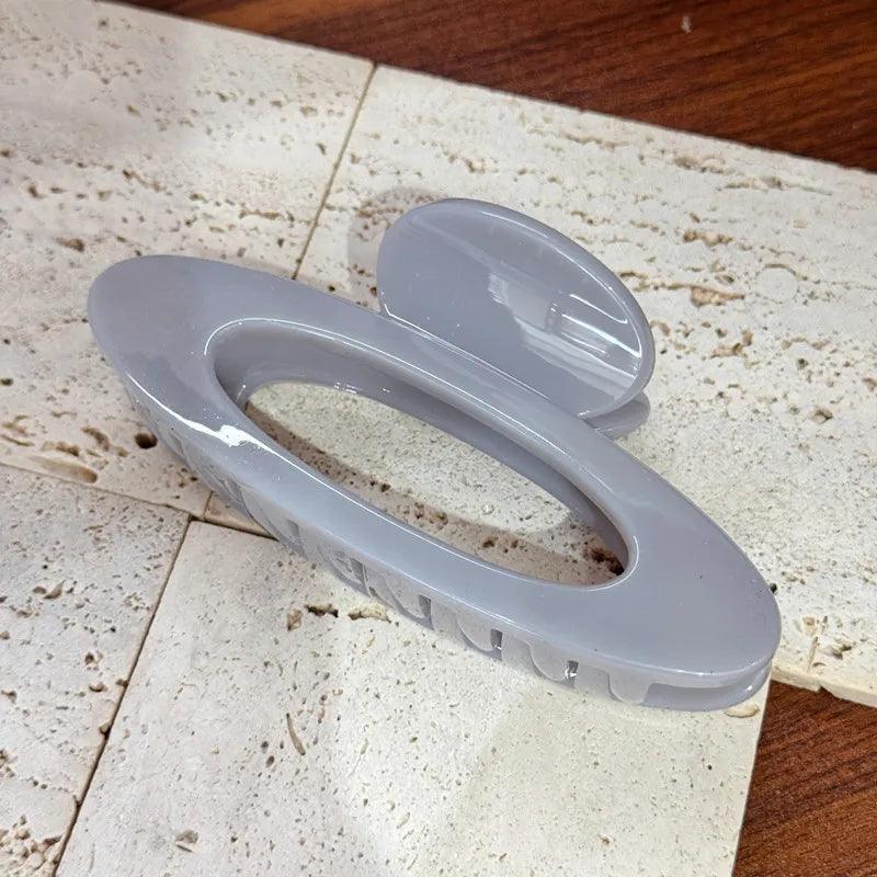 Oval Large Hair Claw Clip
