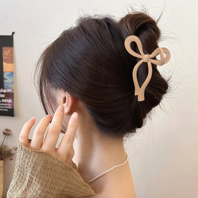 Soft Silicone Bow Hair claw Clip