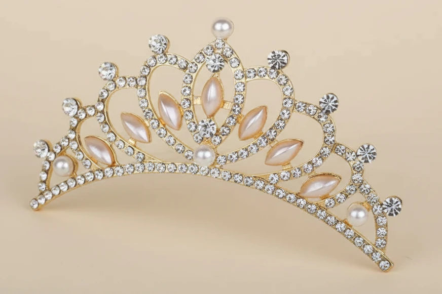 Bridal Tiara Hair Comb Crown Headband Ornaments Fashion Accessories Headwear Wedding Jewelry Hair Styling Accessories Gift