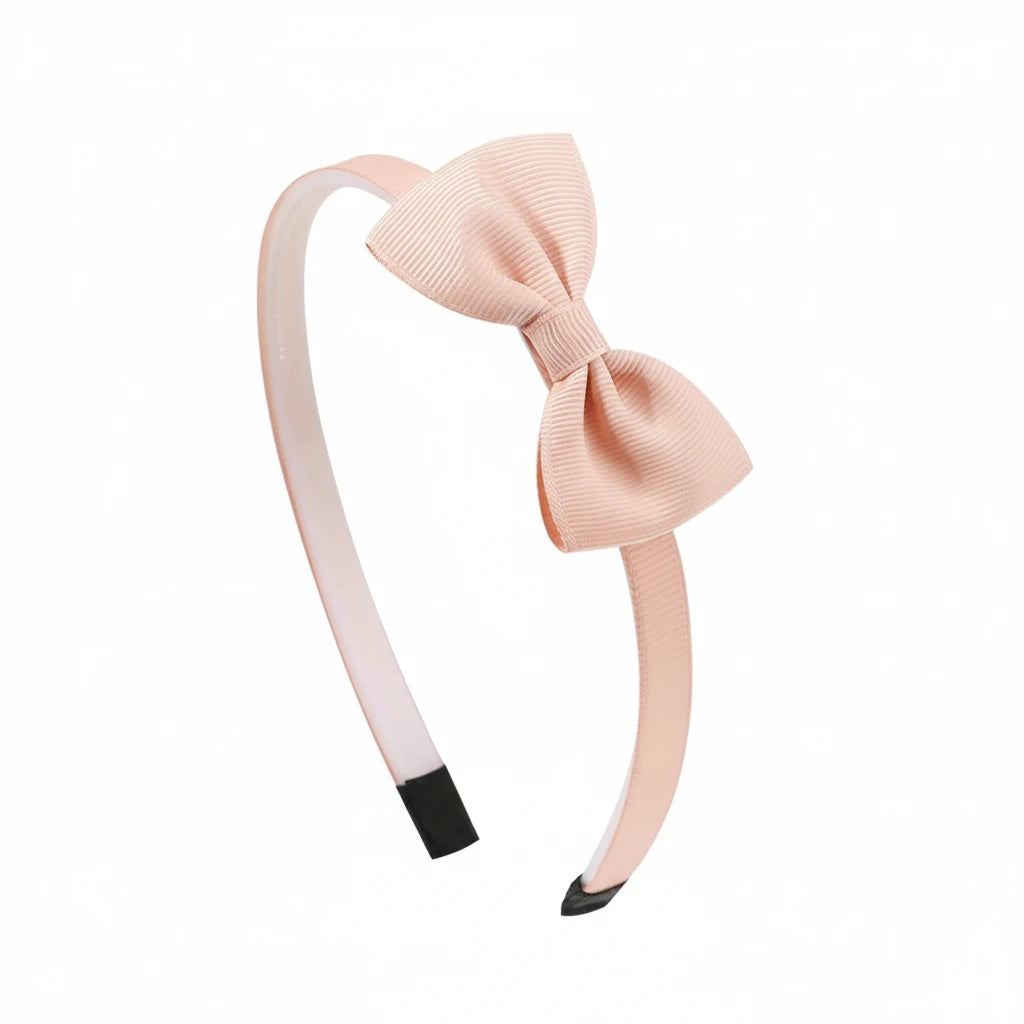 1PCS Ribbon Bow Knot Headband Children Hair Hoop Solid Color Baby Hairbands Clothing Decoration Photography Props all colours