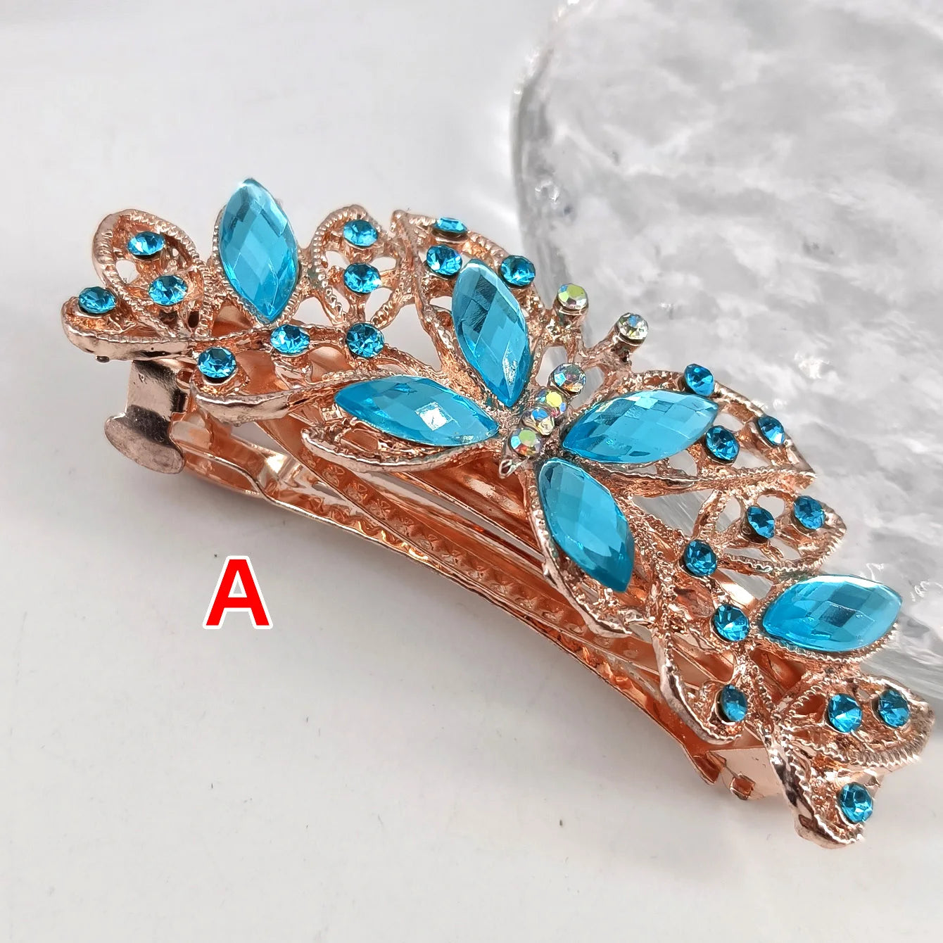 Crystal Barrettes Bow Clip Rhinestone ,ladies girls half up half down hair