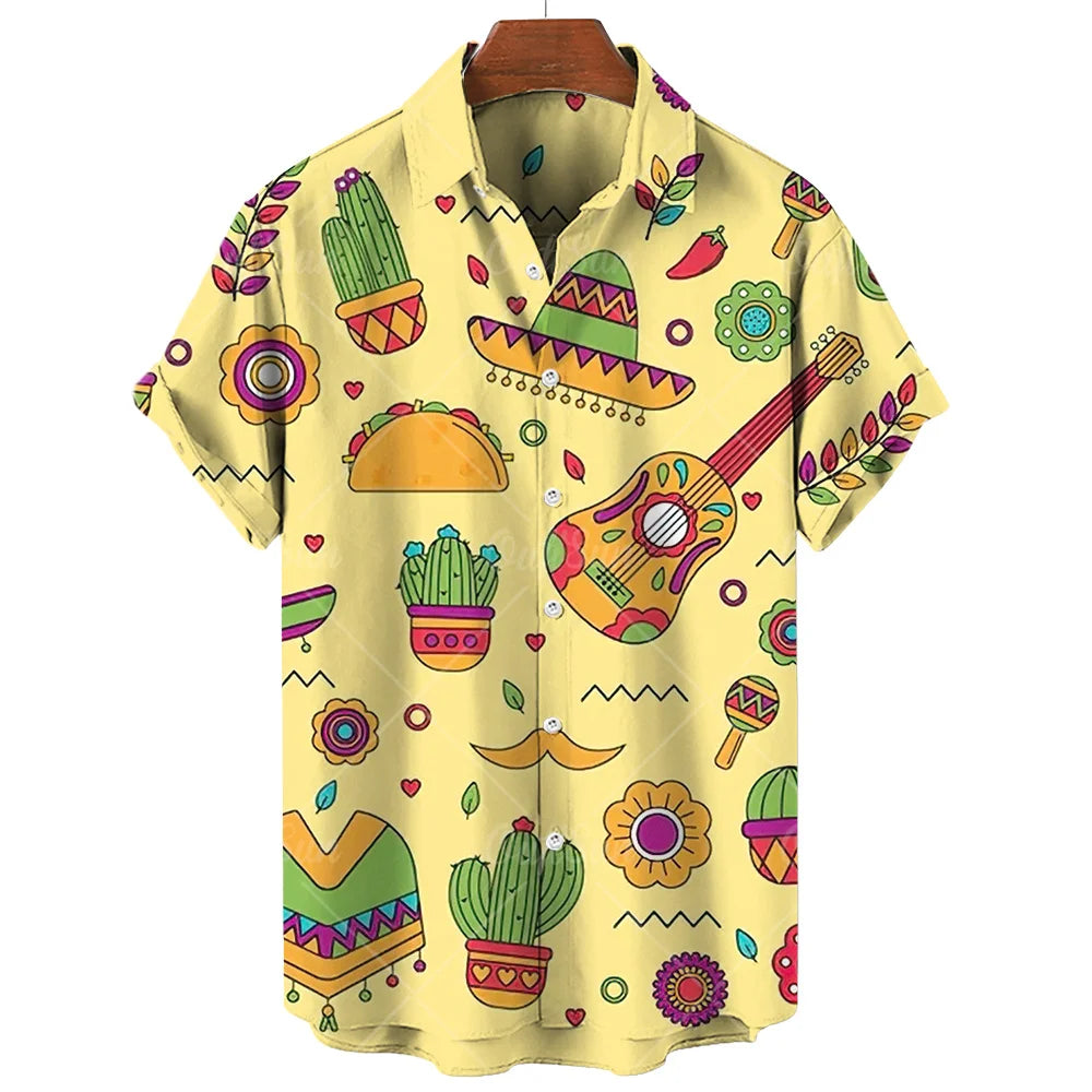 Musical  Shirts  Men's Hawaiian