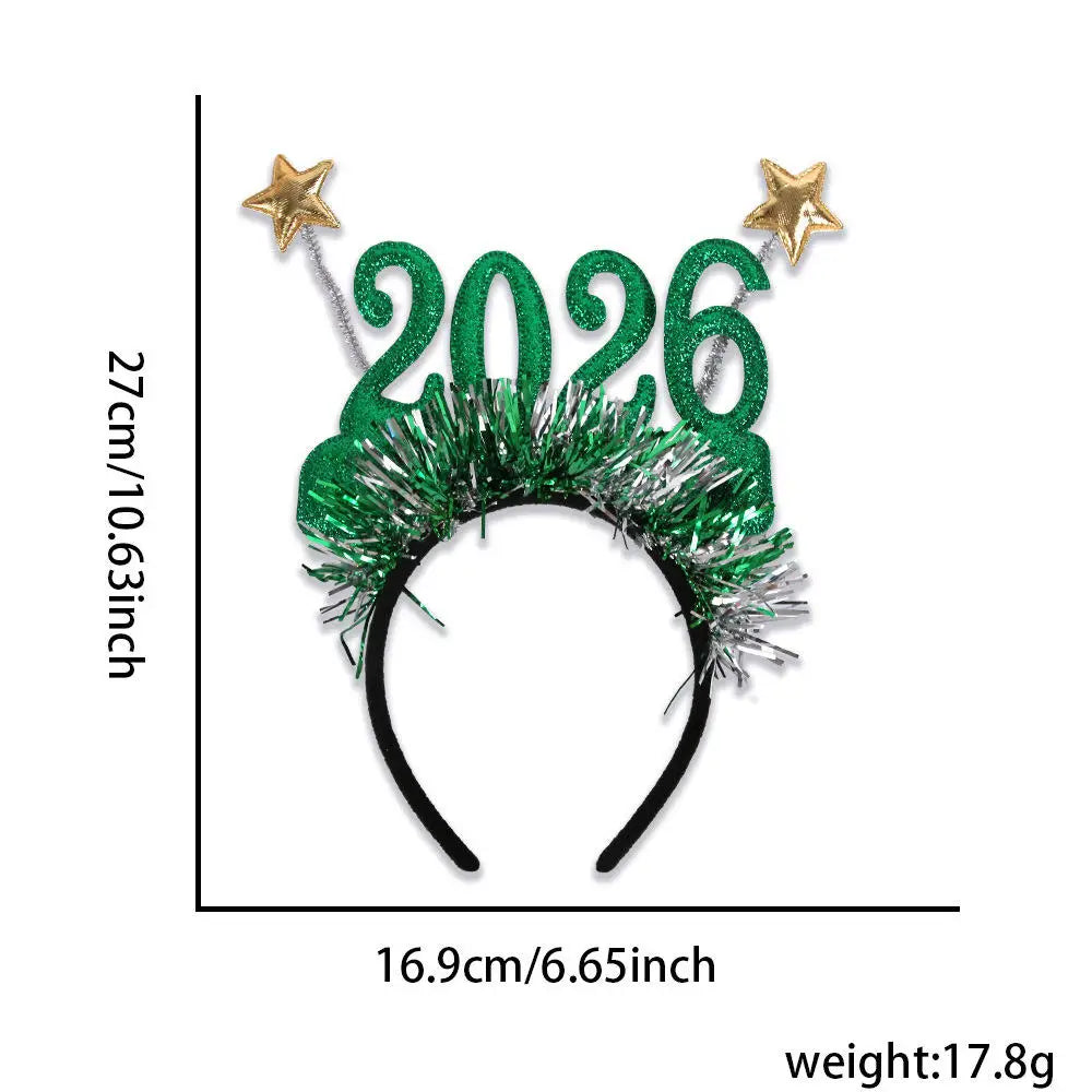 Christmas Costume Hair Accessories Cartoon Snowman Xmas Tree Elk Headbands 2026 christmas  Party fancy dress     Decoration Hairbands