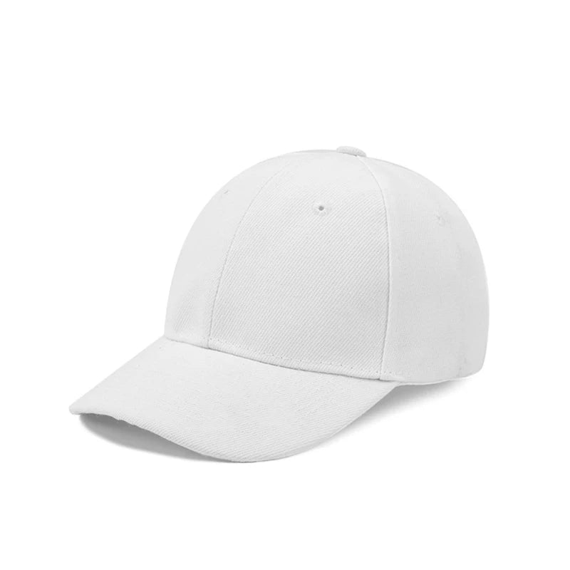 Summer Children Peaked Caps Students Kids Baseball Cap Boy Girl Solid Color Cotton Adjustable Hats Snapback Hip-Hop Sun Hat