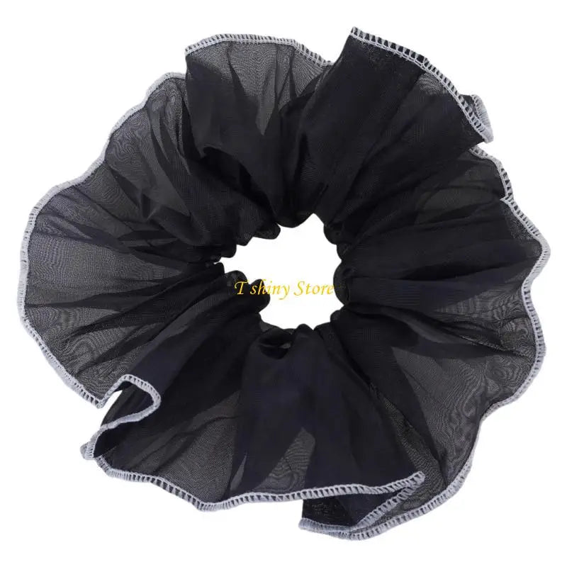 Elaborate Hair Tie for Women Hair Rings Lovely Ruched Scrunchies Oversized Hair Rope Hair Tie