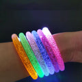 15/30 Pcs LED Light Up Bracelets Neon Glowing Bangle Luminous Wristbands Glow in The Dark Party Supplies for Kids Adults