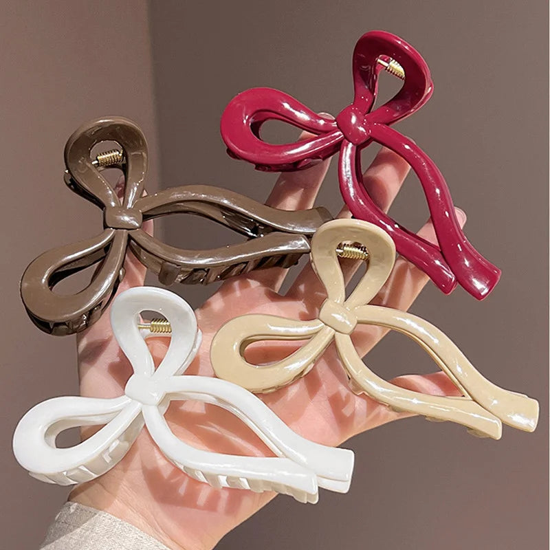 Soft Silicone Bow Hair claw Clip