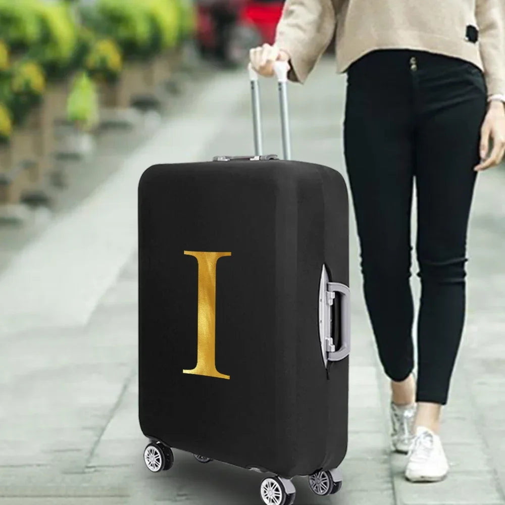 Fashion Travel Essentials Luggage Cover 26 Letters Print 18-32 Inch Holiday Traveling Accessories Trolley Elastic Suitcase Case cover