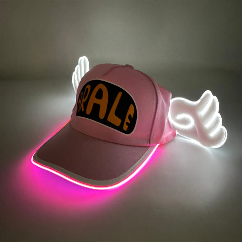 New Arrival Pearlescent Cowboy Hat Dance Costume Decorate Glowing Cowgirl Cap Glowing For Neon NightClub
