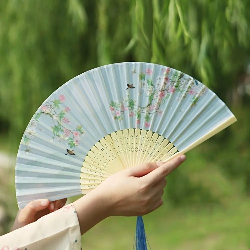 Bamboo Chinese Style Folding  Hand Fan