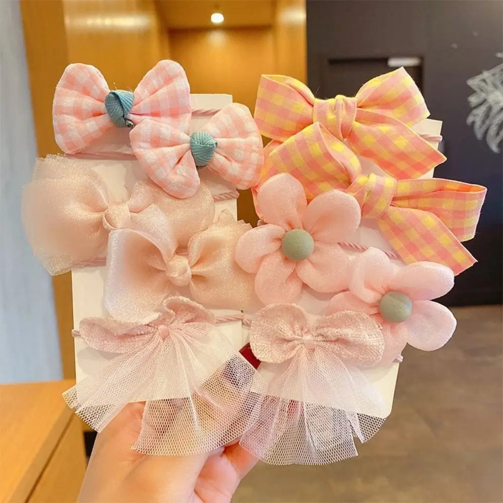 1pair Cute Red Cherry Hair Clip Cloth Bow Headflower Strawberry Side Hairpins Barrettes Headwear Bow Hairpins Girls