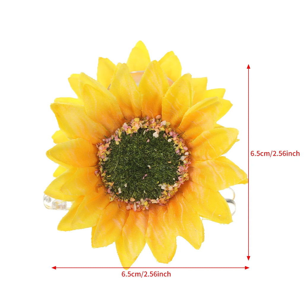 Sweet  Flower Hair Clips Fun Sunflower Italy trip  Hair Claw clip Hairpin for Women Floral Claws Fashion Girl Hair Accessories Gift summer pretty gorgeous for holiday beach party’s