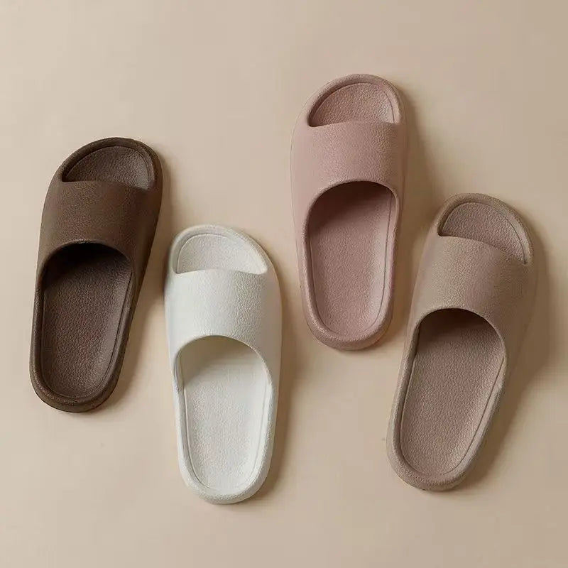 Fashion Women Slippers Summer Flat Lightweight EVA Home Bathroom Slippers Comfort Massage Couples Indoor Slides Shower Shoes sliders