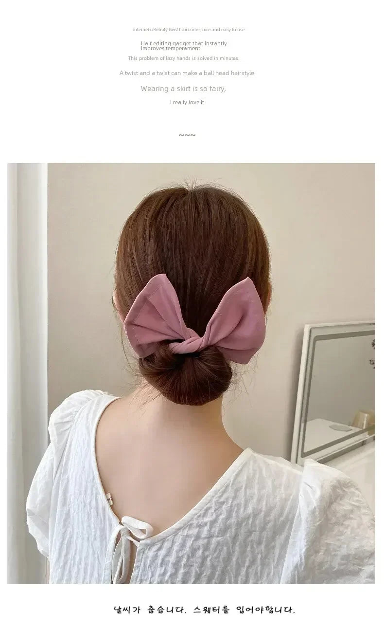 Twist Hair Clip, Bun Maker bow