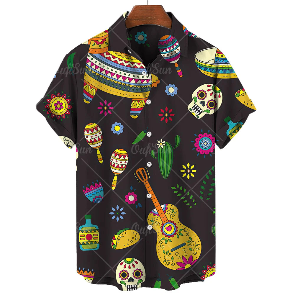 Musical  Shirts  Men's Hawaiian