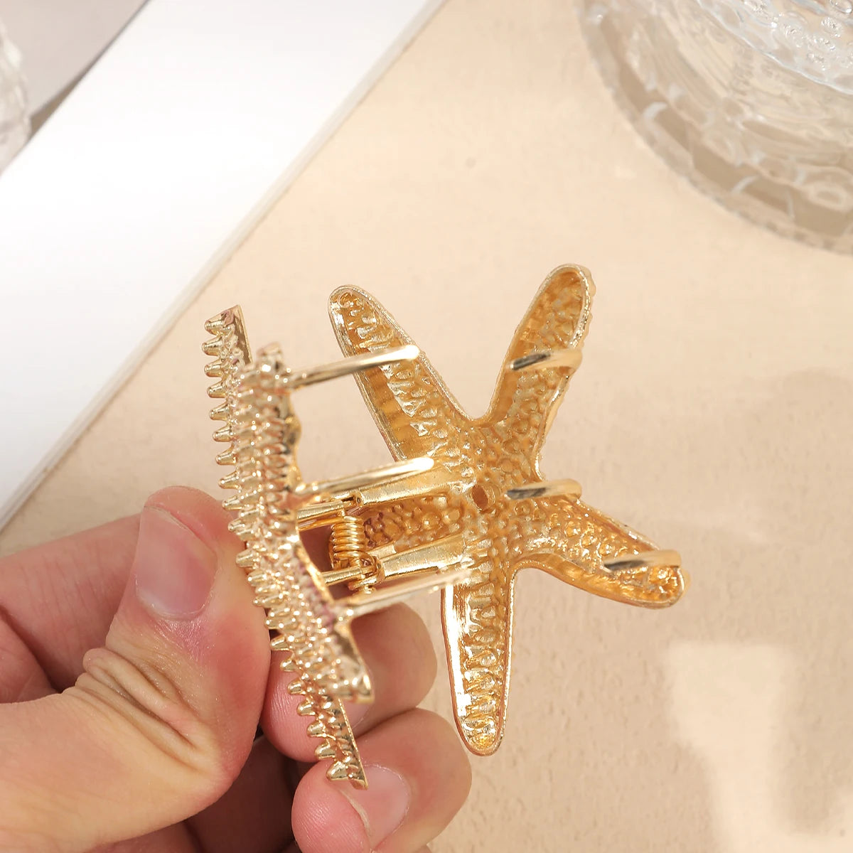 Starfish -jellyfish -octopus mini Hair Claw Clip