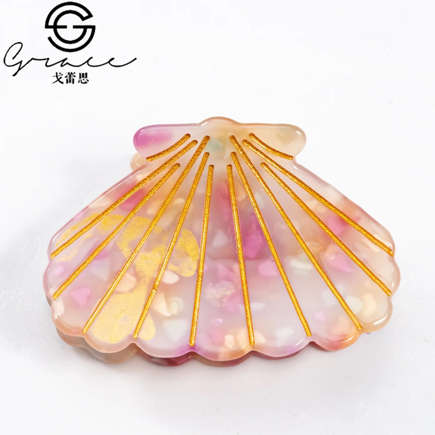 Small Seashell claw clip