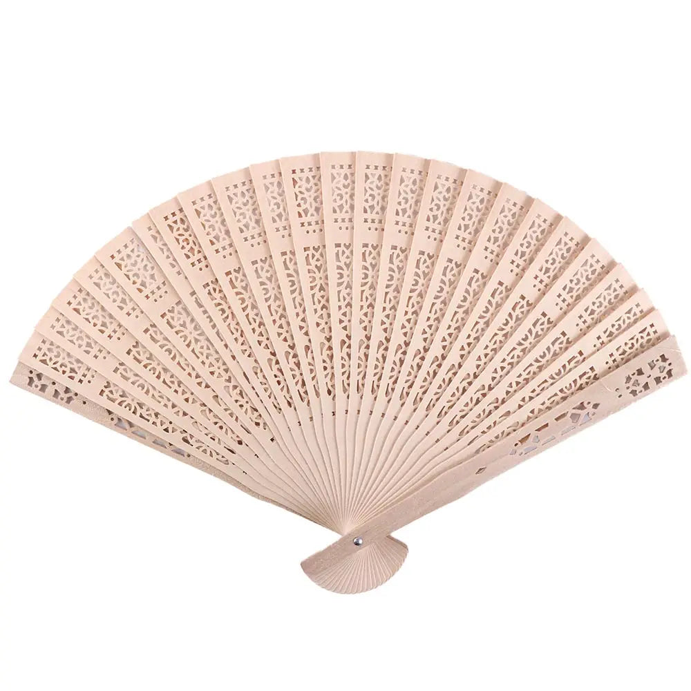Fan Hand-held Home Accessories Printing Decorative Hollow Dance Hand Fans Folding Fans Photo Prop Tool Hand Held Flower Fans