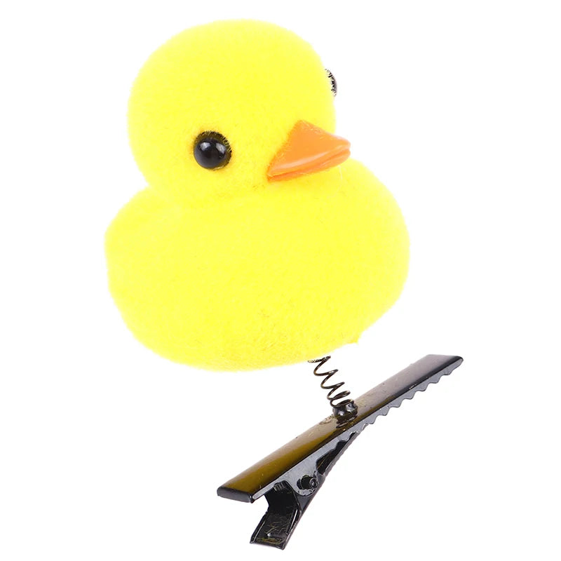 1 Pcs Little Yellow Duck Hairpin For Children Gift Funny Christmas Gift Cute Spring Headdress