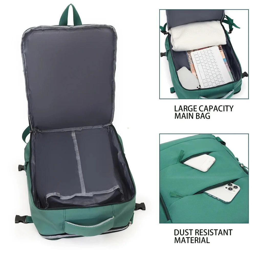 Leisure Lightweight Backpack Travel Backpack Female  male New Backpack Student Schoolbag Large Capacity Travel Commuter Luggage carry on case under airplane seat bag