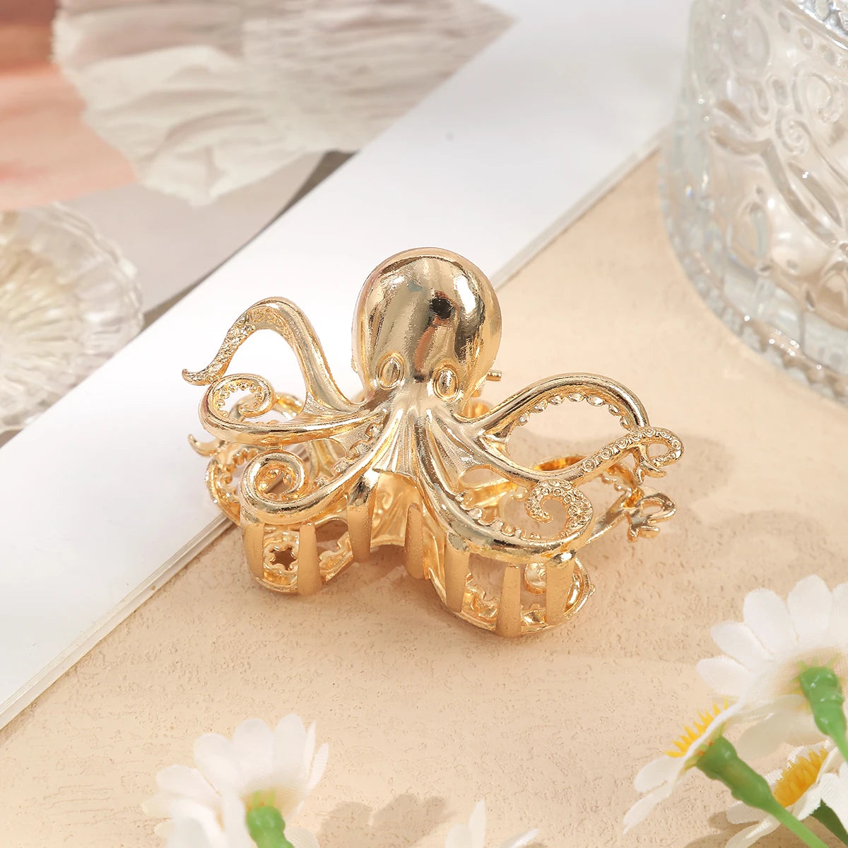 Starfish -jellyfish -octopus mini Hair Claw Clip