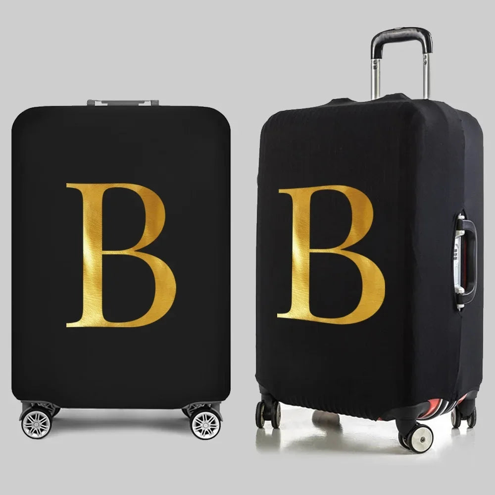 Fashion Travel Essentials Luggage Cover 26 Letters Print 18-32 Inch Holiday Traveling Accessories Trolley Elastic Suitcase Case cover