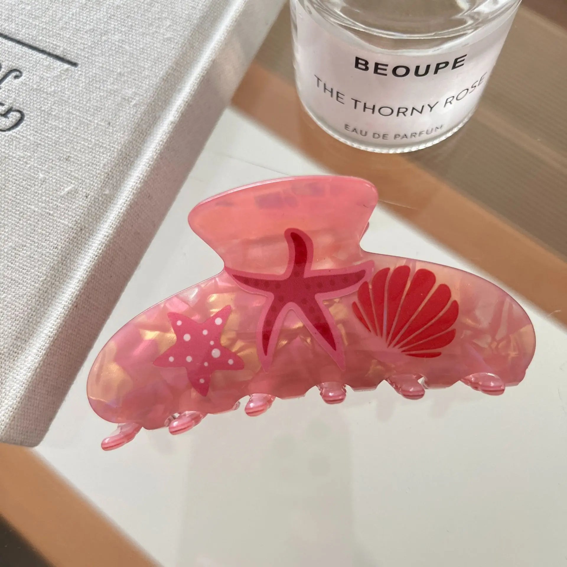 Starfish Shell Hair Claw Clips