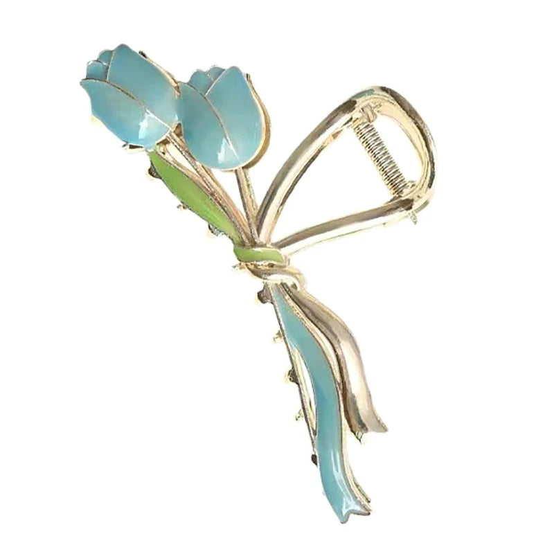 Tulip Flower Hair  claw Clip