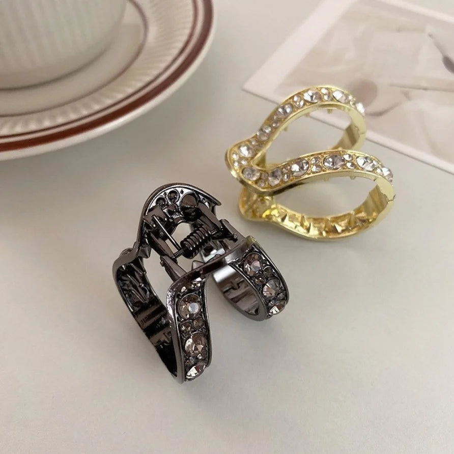 Mini Rhinestone Hair Clip