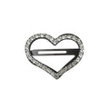 Sweet Hairpin Heart Shape Barrette Sparkling Rhinestone Hair Clips Temperament Hair Accessories