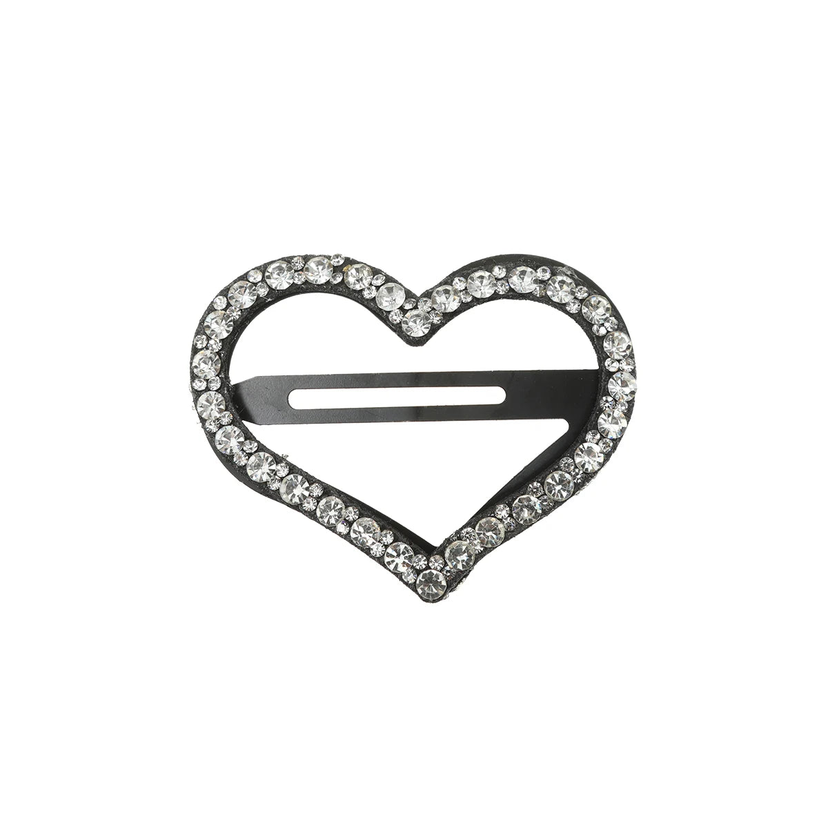 Sweet Hairpin Heart Shape Barrette Sparkling Rhinestone Hair Clips Temperament Hair Accessories