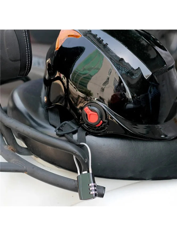 1Pcs 3 Digit Combination High Security TSA Customs Lock Helmet Lock For Backpack Trolley Case Luggage Suitcase Password Padlock
