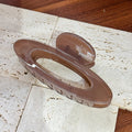 Oval Large Hair Claw Clip