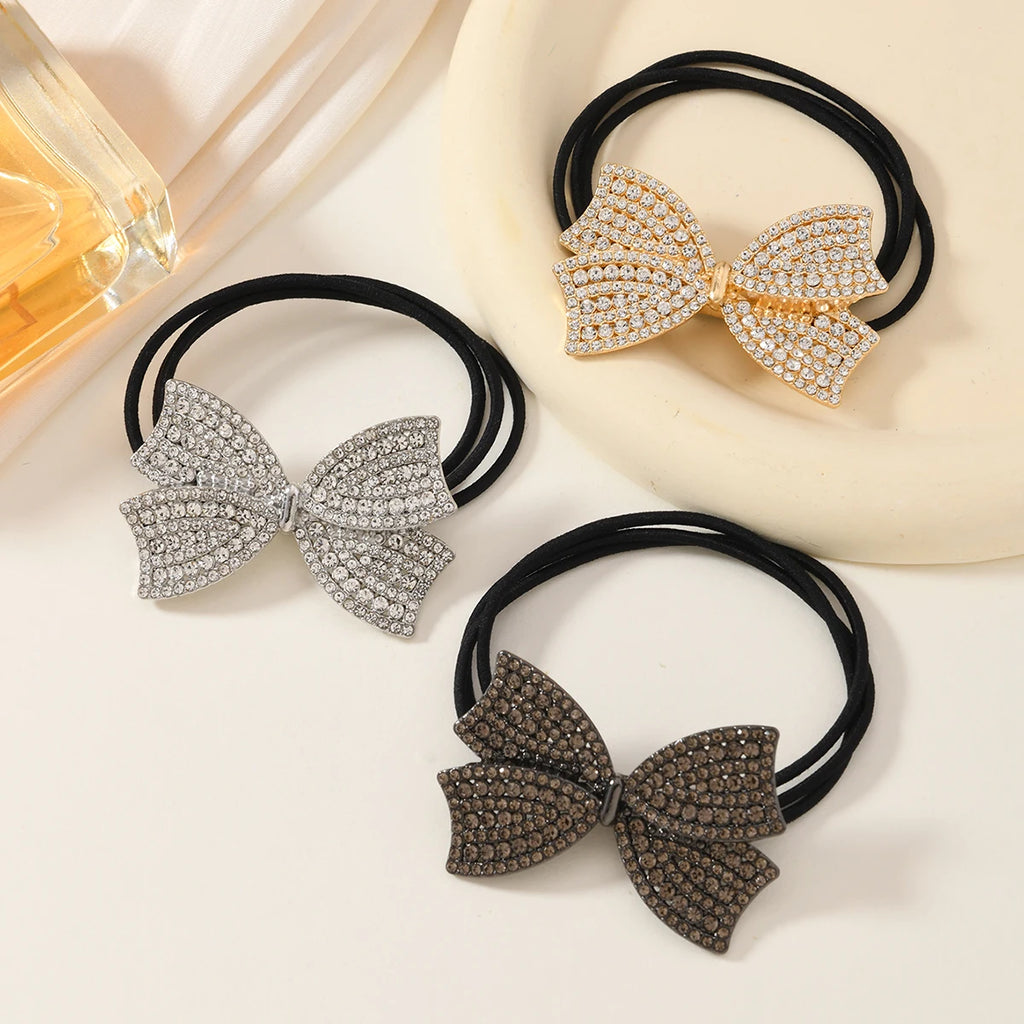 Hair bobble Diamanté bow