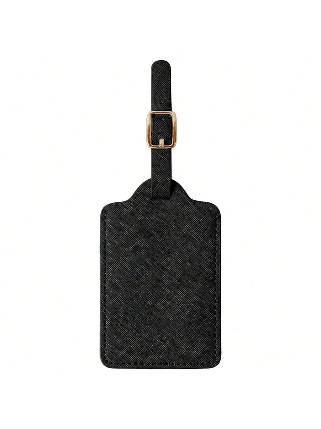 PU Leather Luggage Tag for Travel - Durable Suitcase ID Tag with Privacy Cover & Name Card Slot (A-Z) liu