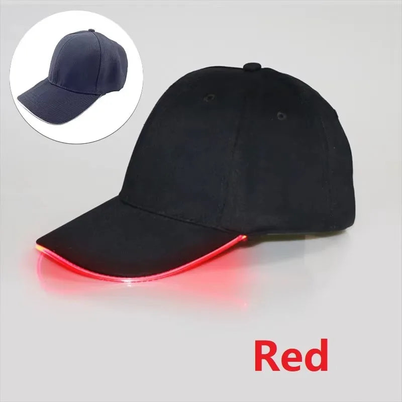 Led Hat  glow up baseball cap men festival