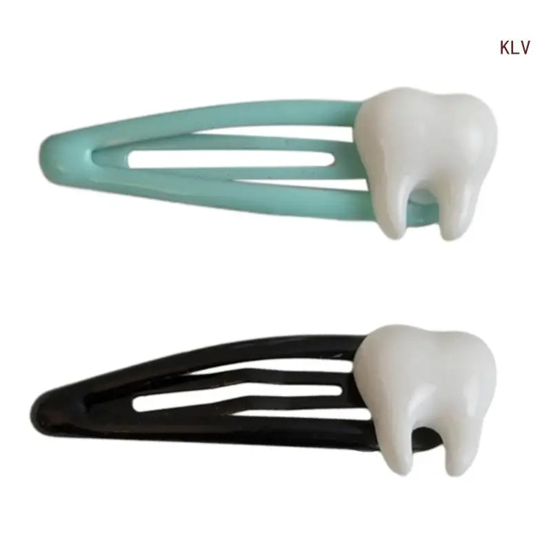 Tooth  Clip Hairpin  Girls Ornaments Headdress Hair Accessories slides  Barrettes Clip Bangs Hairpin dentist Peggy’s