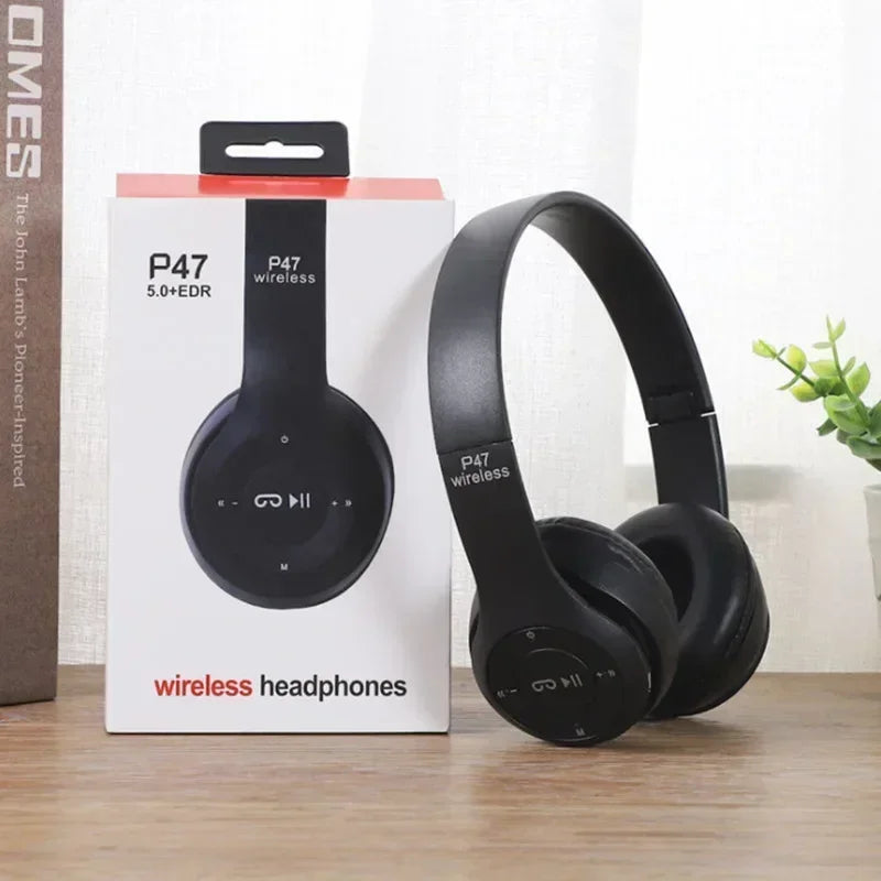 Portable headphones Foldable Wireless Bluetooth 5.0 Headset For Bluetooth connection TF Card slot