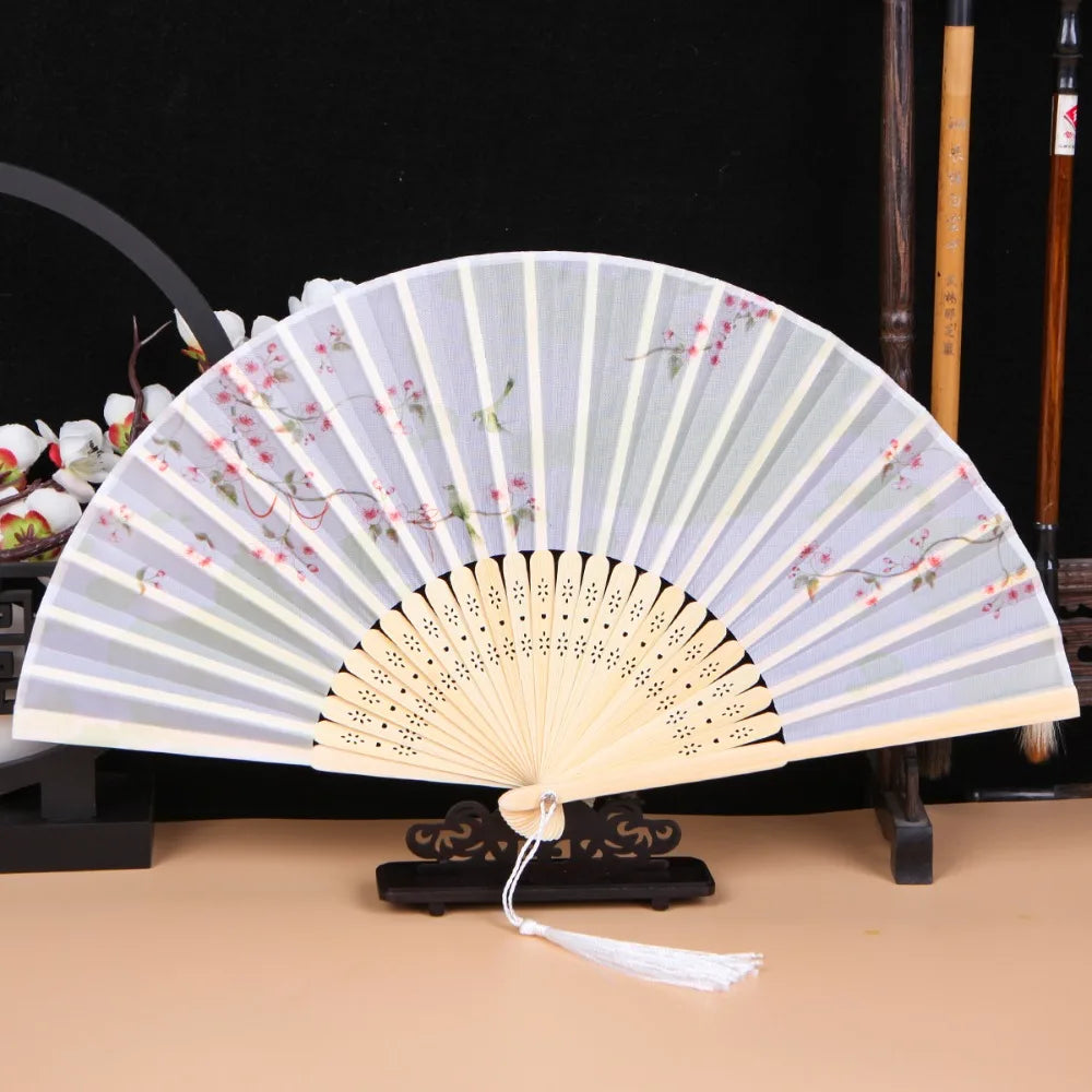 Bamboo Chinese Style Folding  Hand Fan