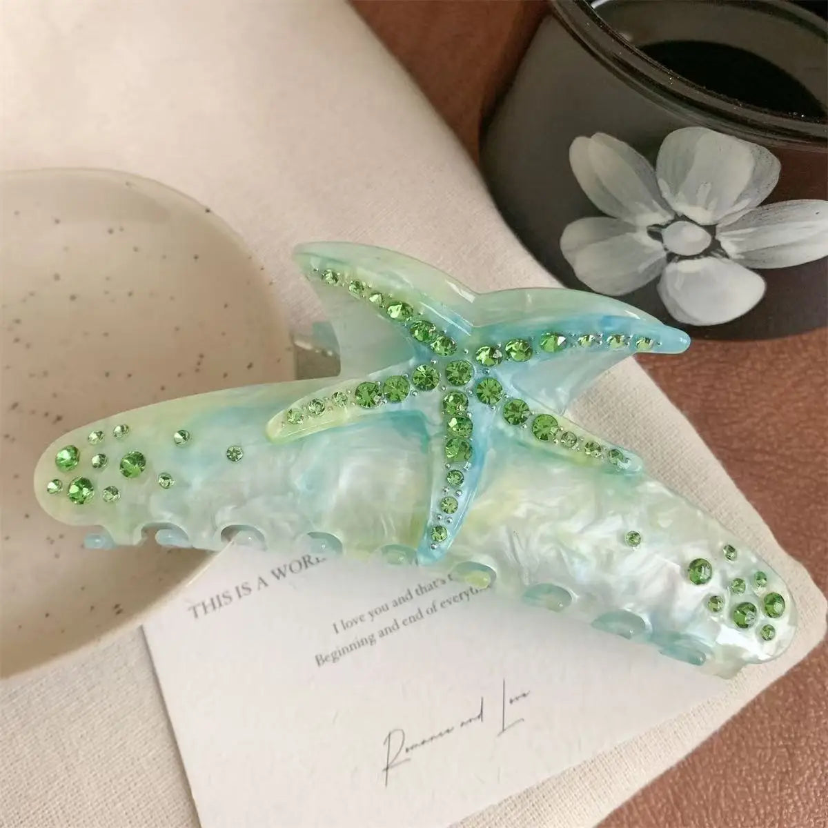 Starfish claw clip