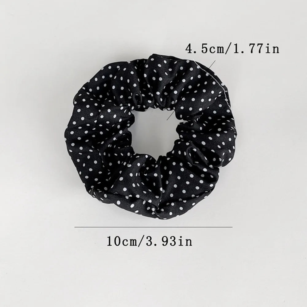 5 x Polka Dot Hair scrunchies