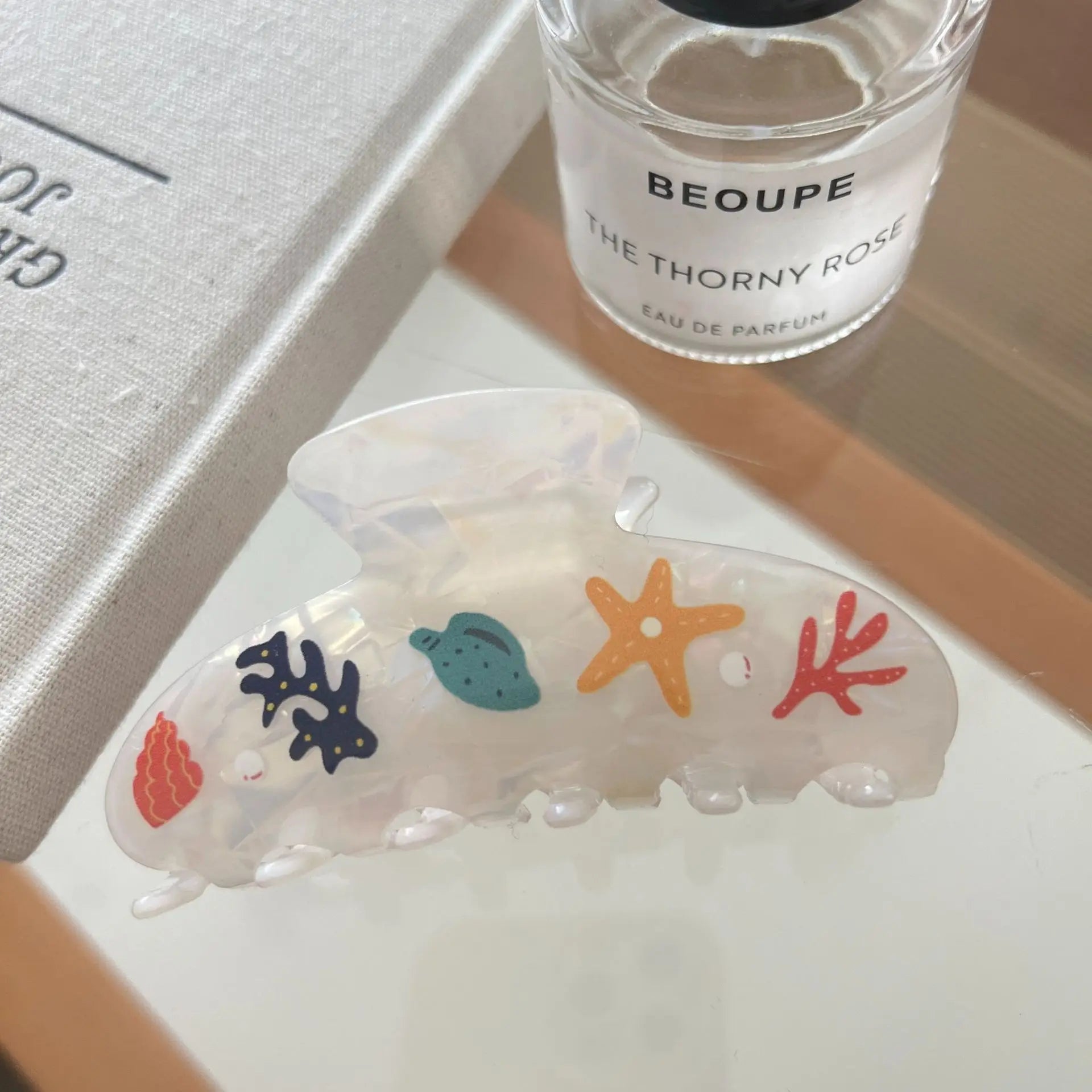 Starfish Shell Hair Claw Clips