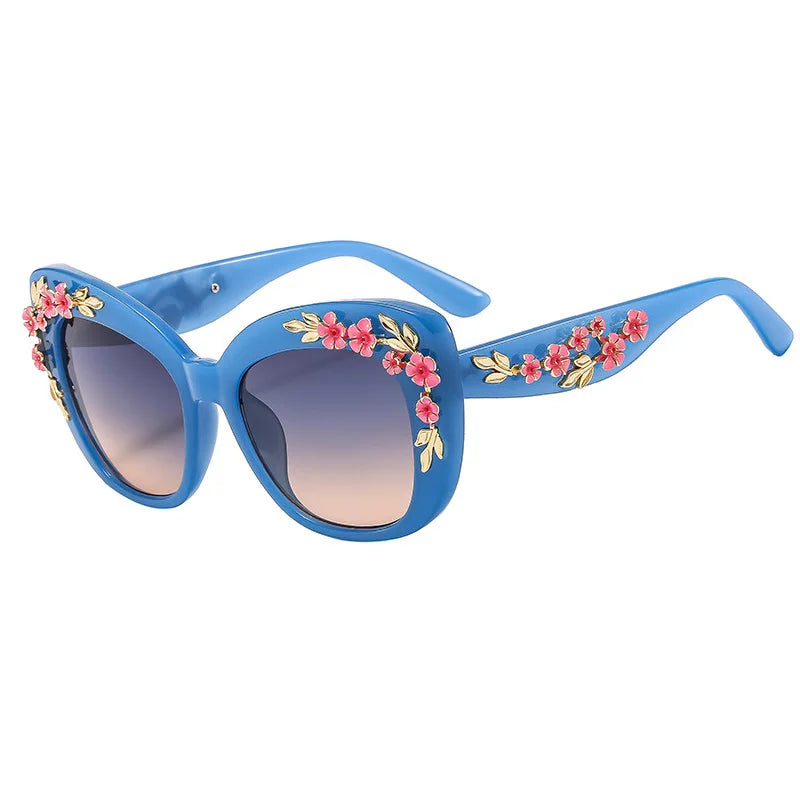 Flower Sunglasses Women Pink
